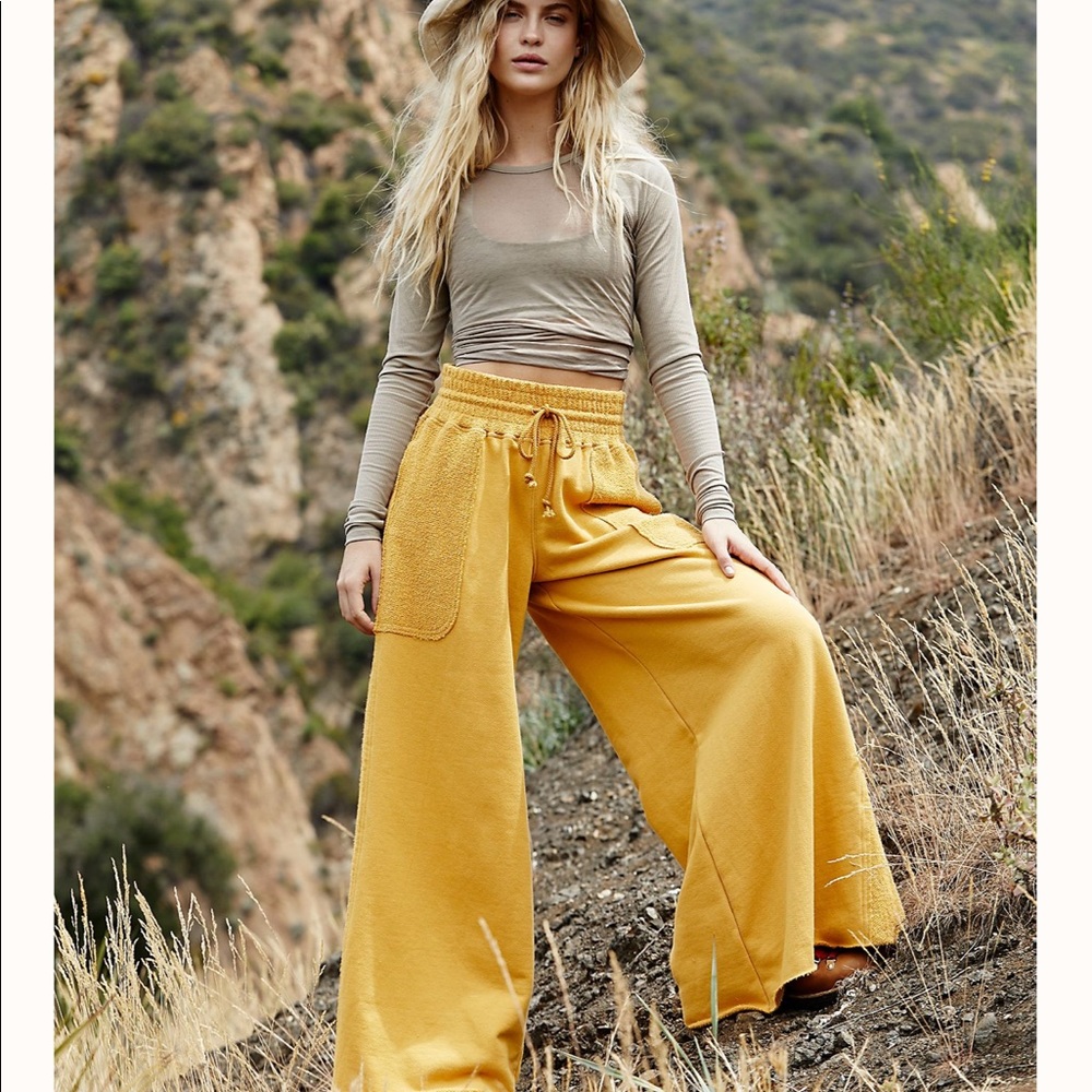 Free People Movement Upbeat Wide Leg Pants